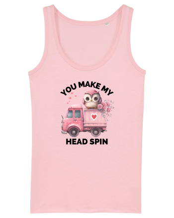 You make my head spin, Bufnita iubitoare roz Cotton Pink