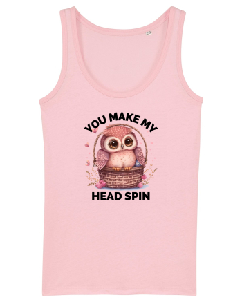 You make my head spin, Bufnita iubitoare roz Cotton Pink