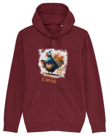 Coffe - Because Murder is Wrong Burgundy