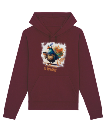 Coffe - Because Murder is Wrong Burgundy