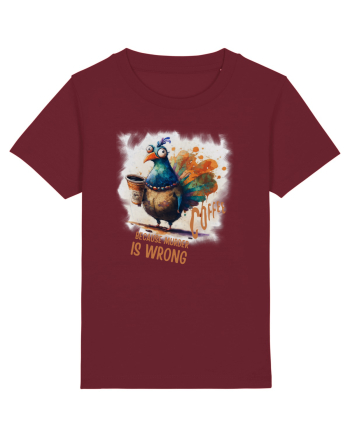 Coffe - Because Murder is Wrong Burgundy