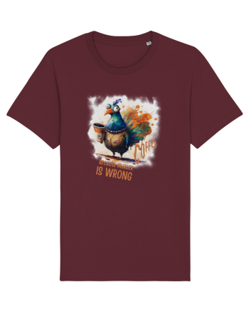 Coffe - Because Murder is Wrong Burgundy