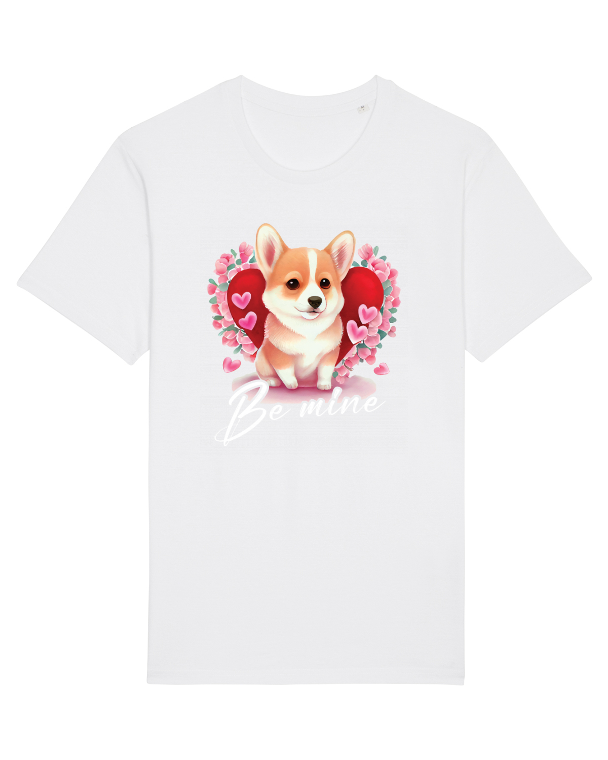 Tricou mânecă scurtă Unisex Rocker White