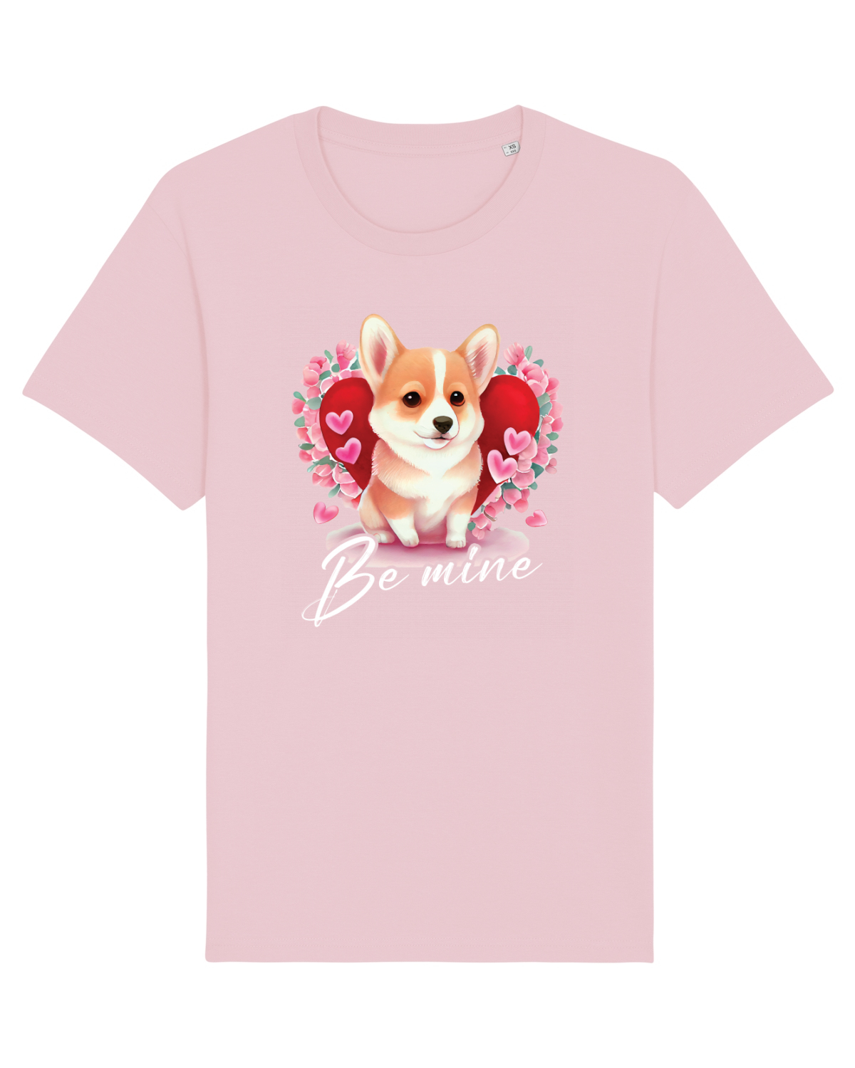 Tricou mânecă scurtă Unisex Rocker Cotton Pink