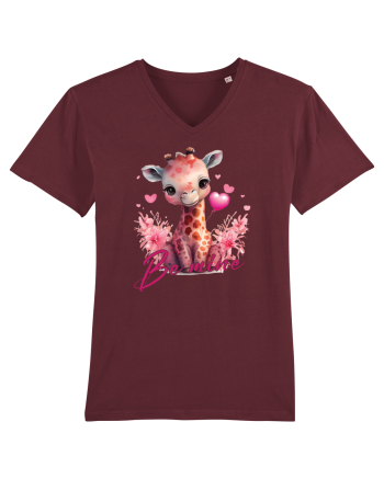 pentru îndrăgostiți - Be mine - Girafa Burgundy