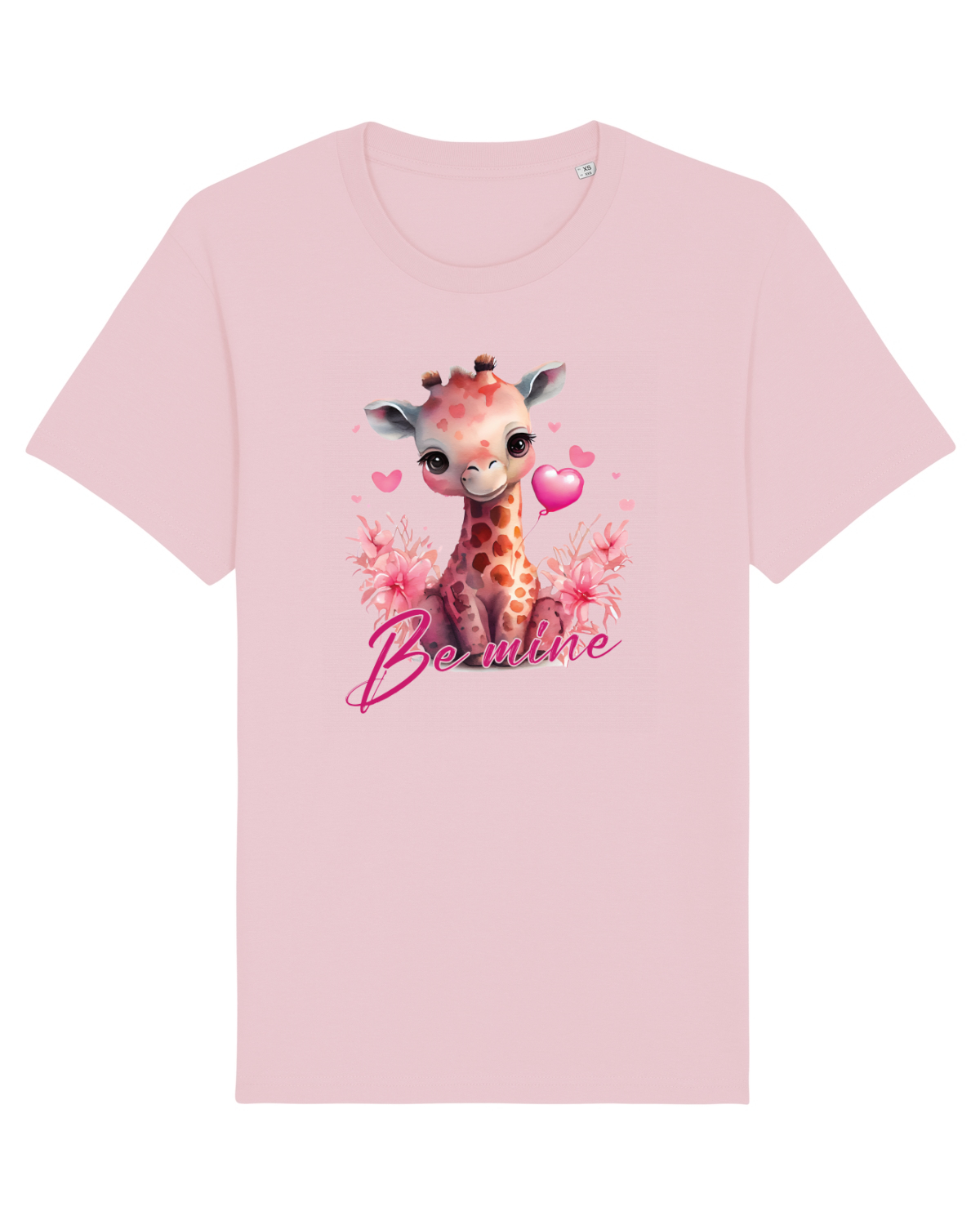 Tricou mânecă scurtă Unisex Rocker Cotton Pink