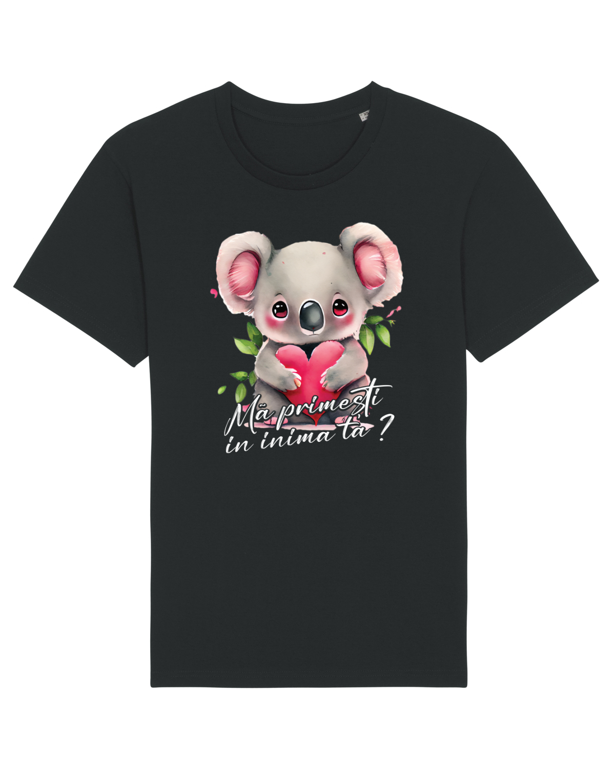 Tricou mânecă scurtă Unisex Rocker Black