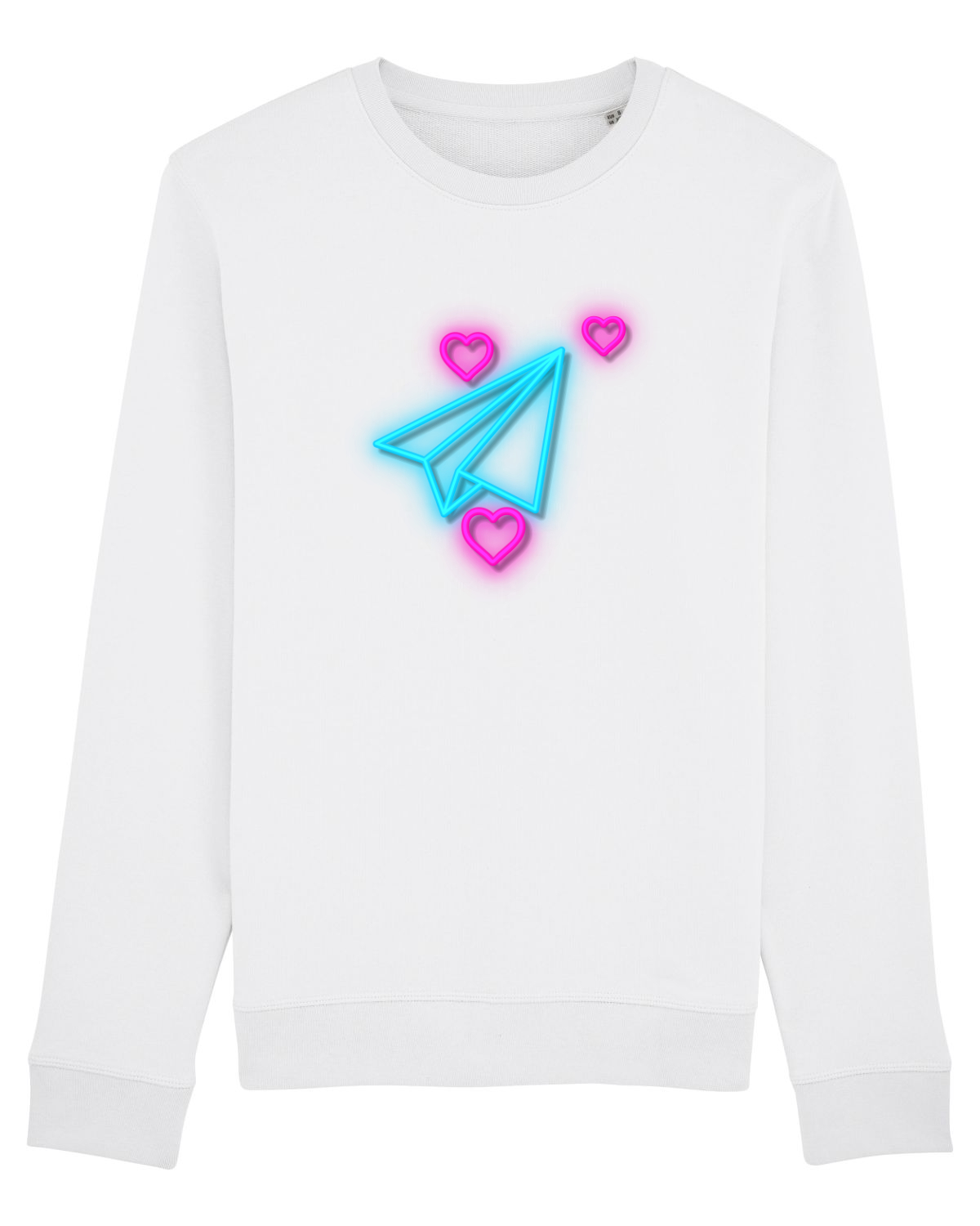 Bluză mânecă lungă Unisex Rise White