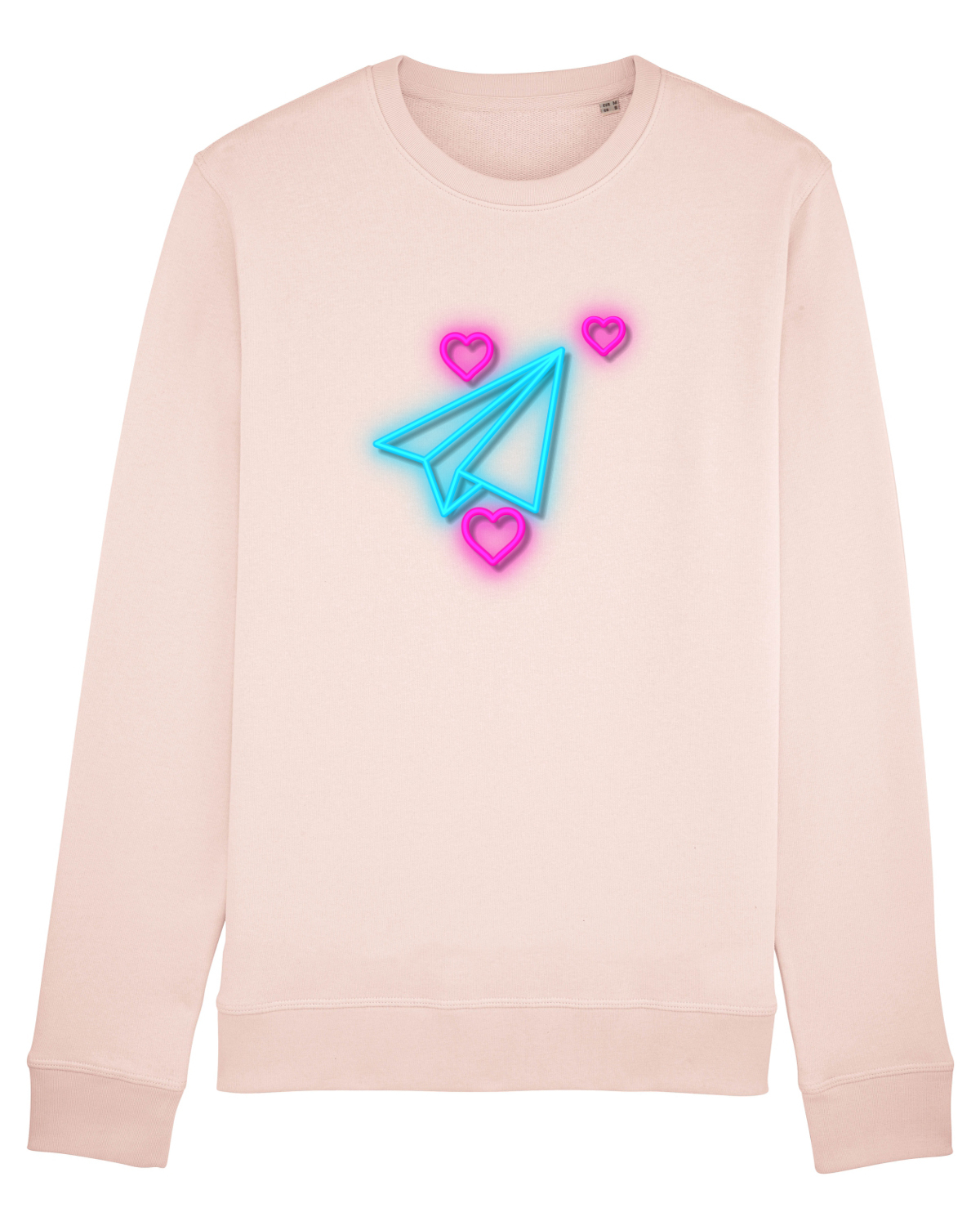 Bluză mânecă lungă Unisex Rise Candy Pink