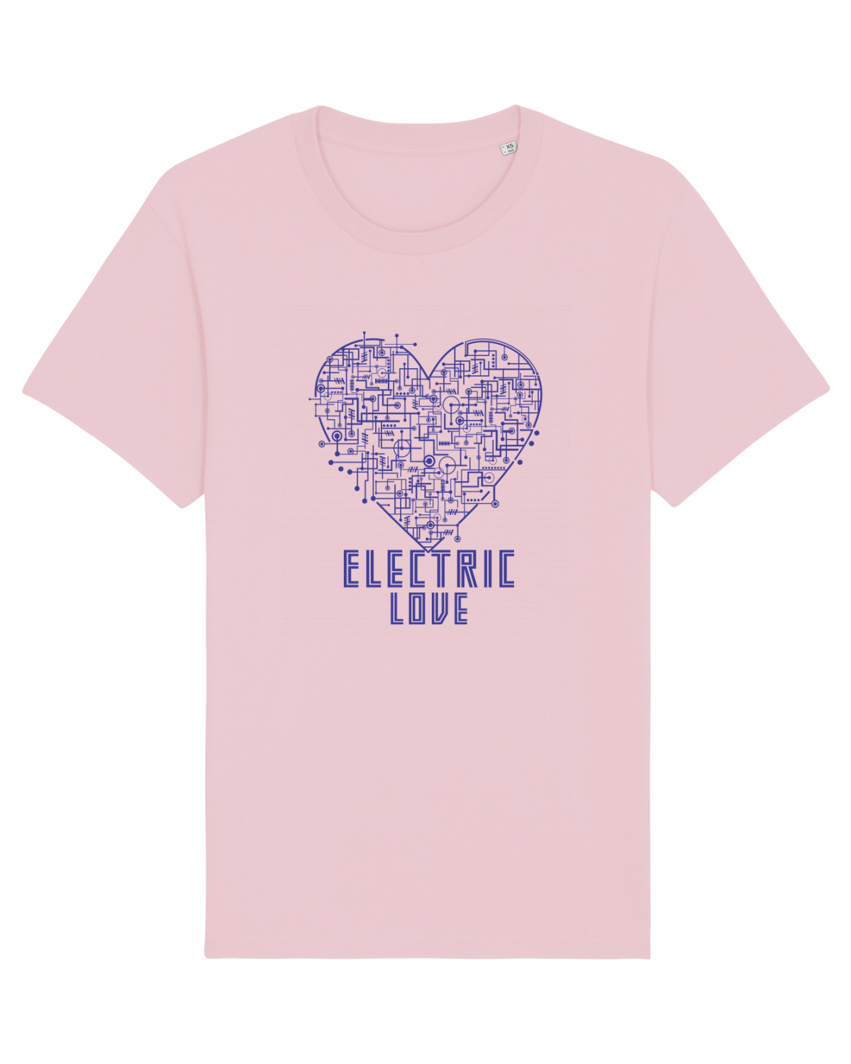 Tricou mânecă scurtă Unisex Rocker Cotton Pink