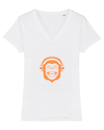 Monkey & Music 1 White