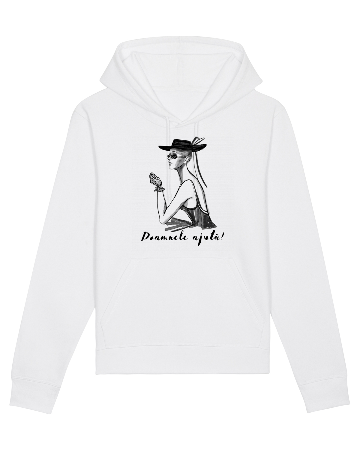 Hanorac Unisex Drummer White