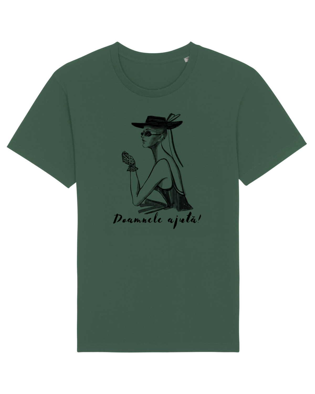 Tricou mânecă scurtă Unisex Rocker Bottle Green