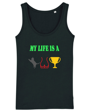 My life is a cat-ass-trophy Black