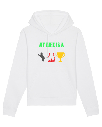 My life is a cat-ass-trophy White