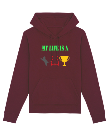 My life is a cat-ass-trophy Burgundy