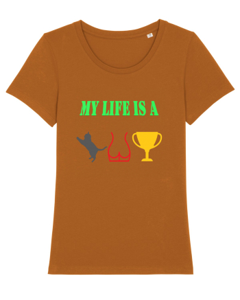 My life is a cat-ass-trophy Roasted Orange