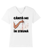 Cântă-mi în strună Tricou mânecă scurtă guler V Bărbat Presenter