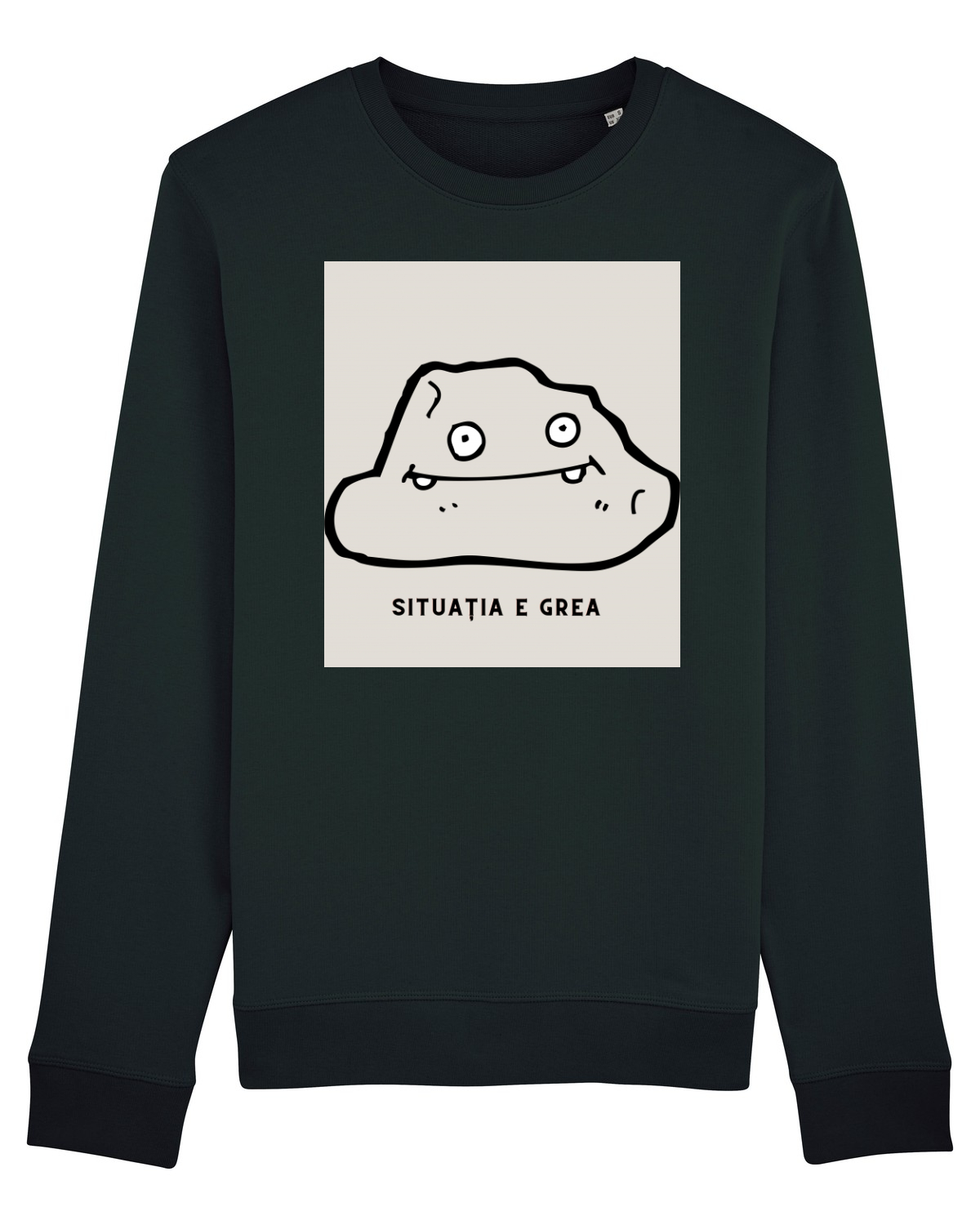 Bluză mânecă lungă Unisex Rise Black