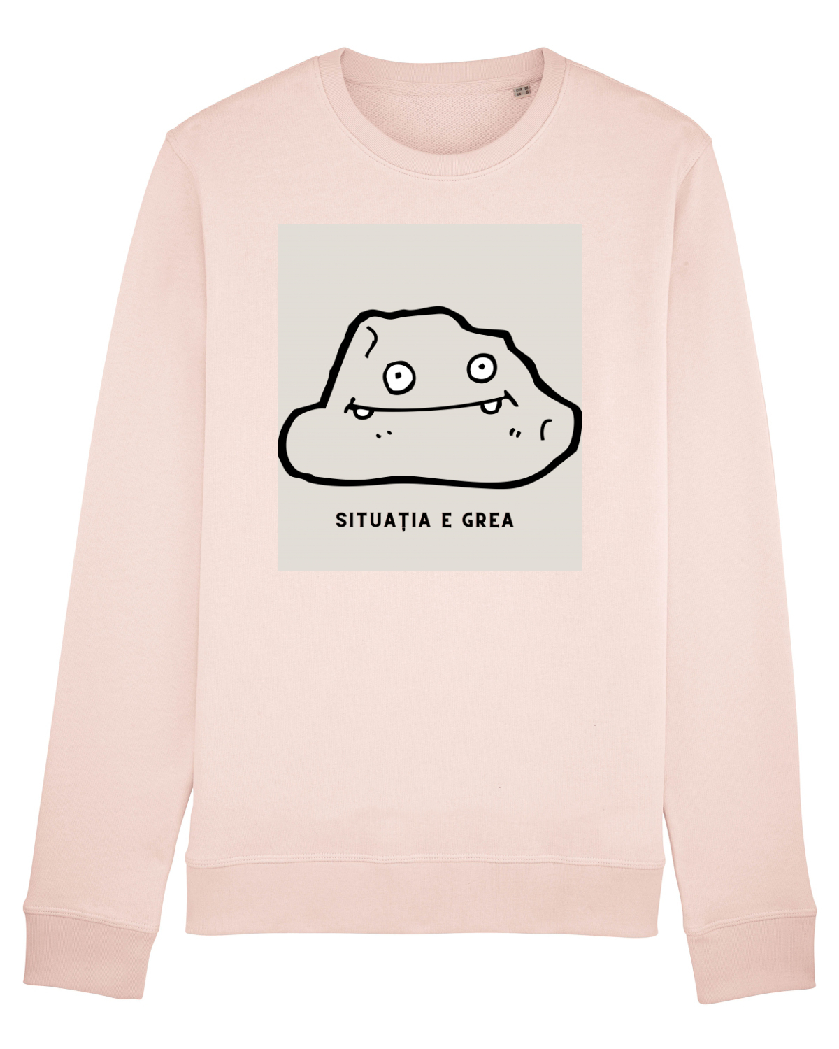 Bluză mânecă lungă Unisex Rise Candy Pink