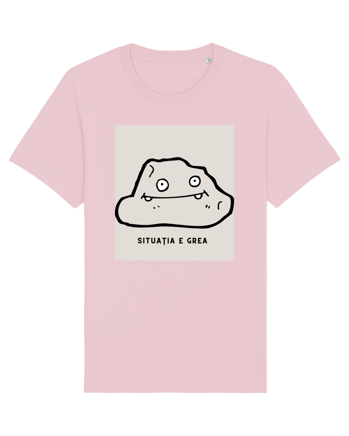 Tricou mânecă scurtă Unisex Rocker Cotton Pink