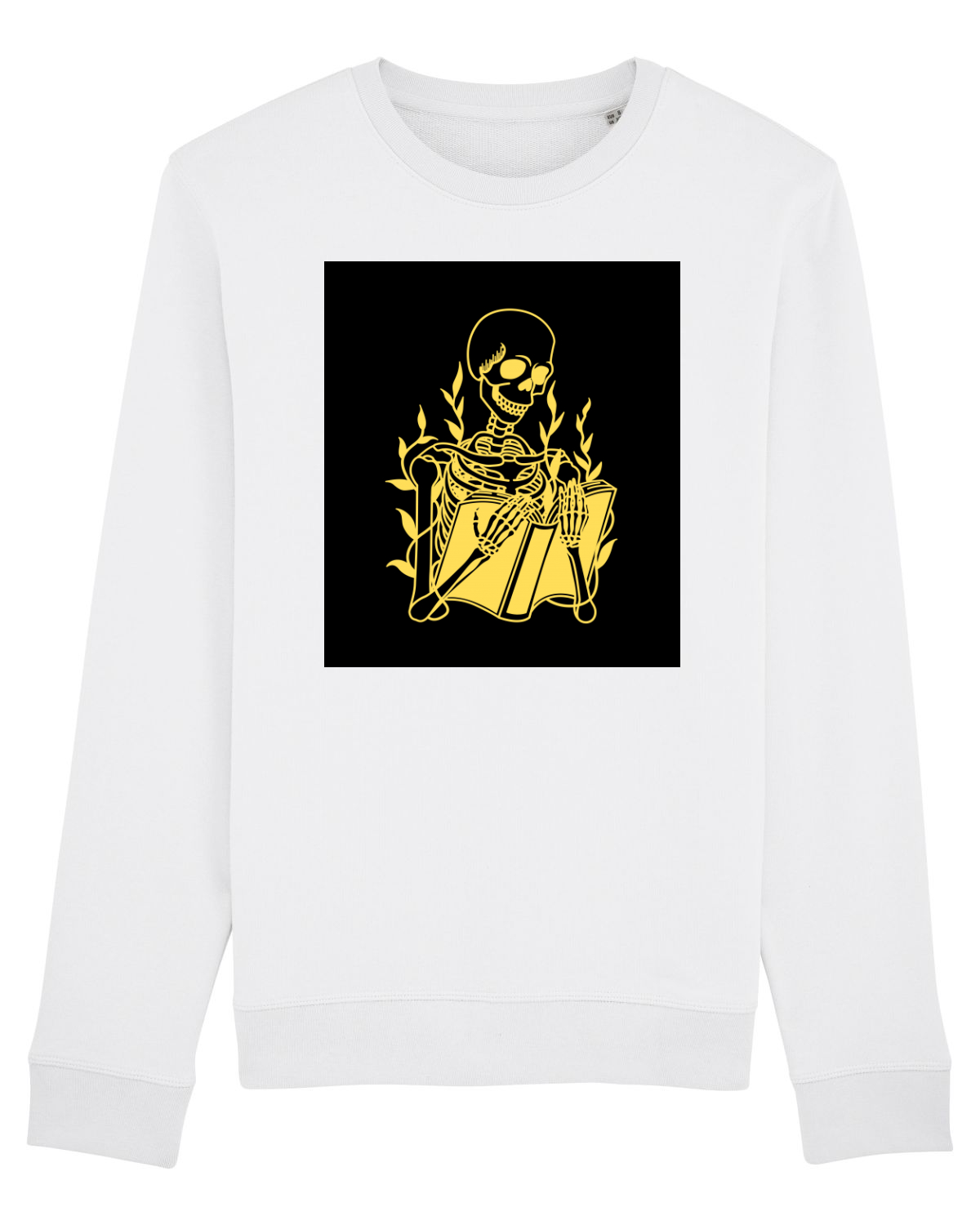 Bluză mânecă lungă Unisex Rise White