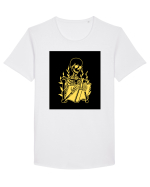 Citind biblia Tricou mânecă scurtă guler larg Bărbat Skater