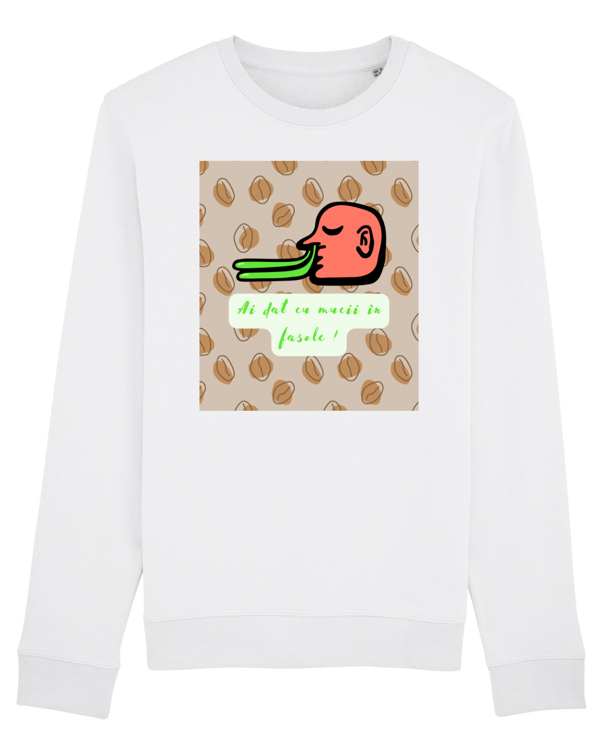 Bluză mânecă lungă Unisex Rise White