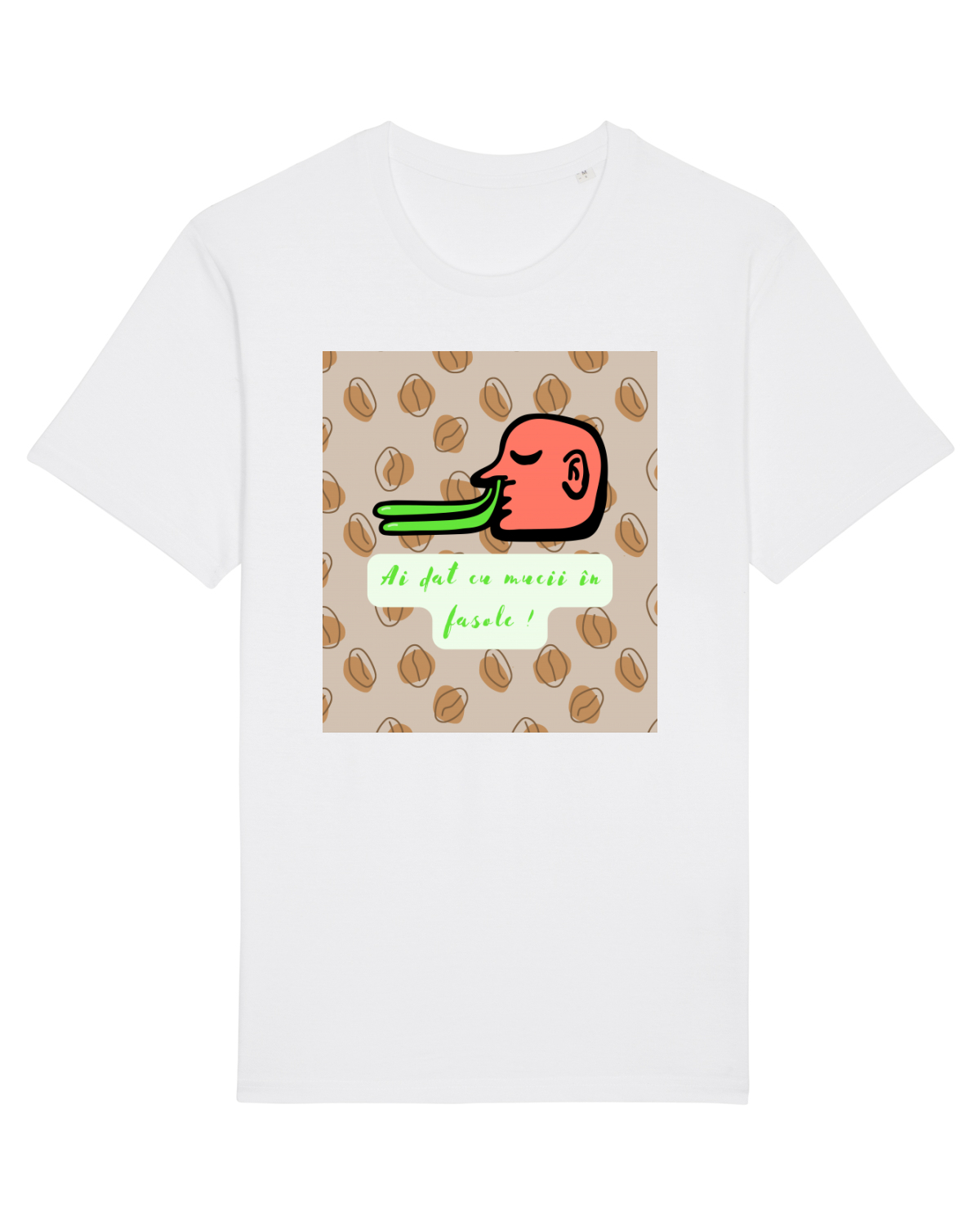 Tricou mânecă scurtă Unisex Rocker White