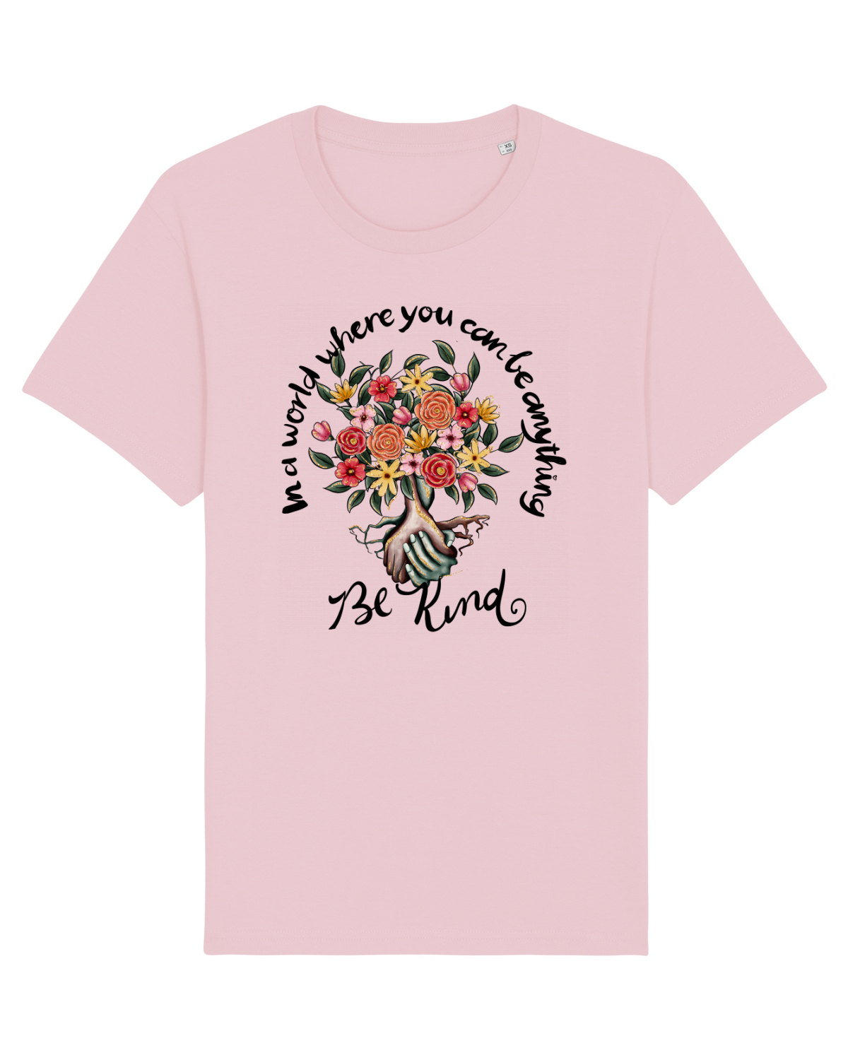 Tricou mânecă scurtă Unisex Rocker Cotton Pink