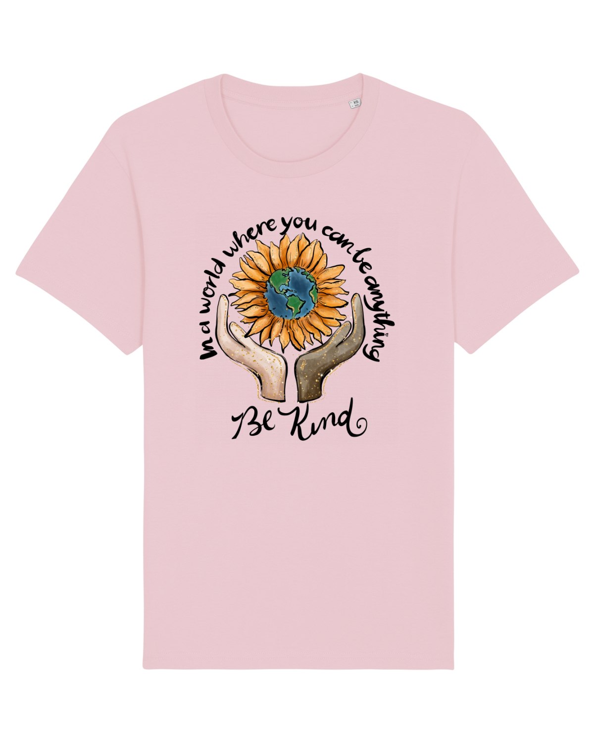 Tricou mânecă scurtă Unisex Rocker Cotton Pink