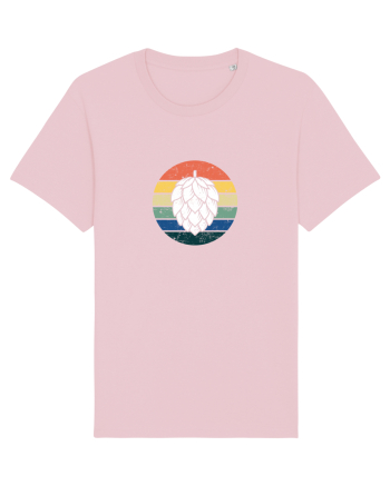 Hops Retro shirt Cotton Pink