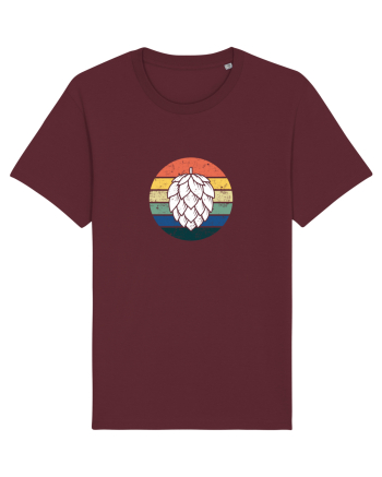 Hops Retro shirt Burgundy