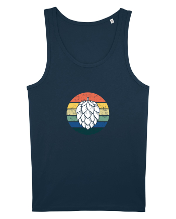 Hops Retro shirt Navy