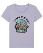 It's Cool To Be Kind Tricou mânecă scurtă guler larg fitted Damă Expresser