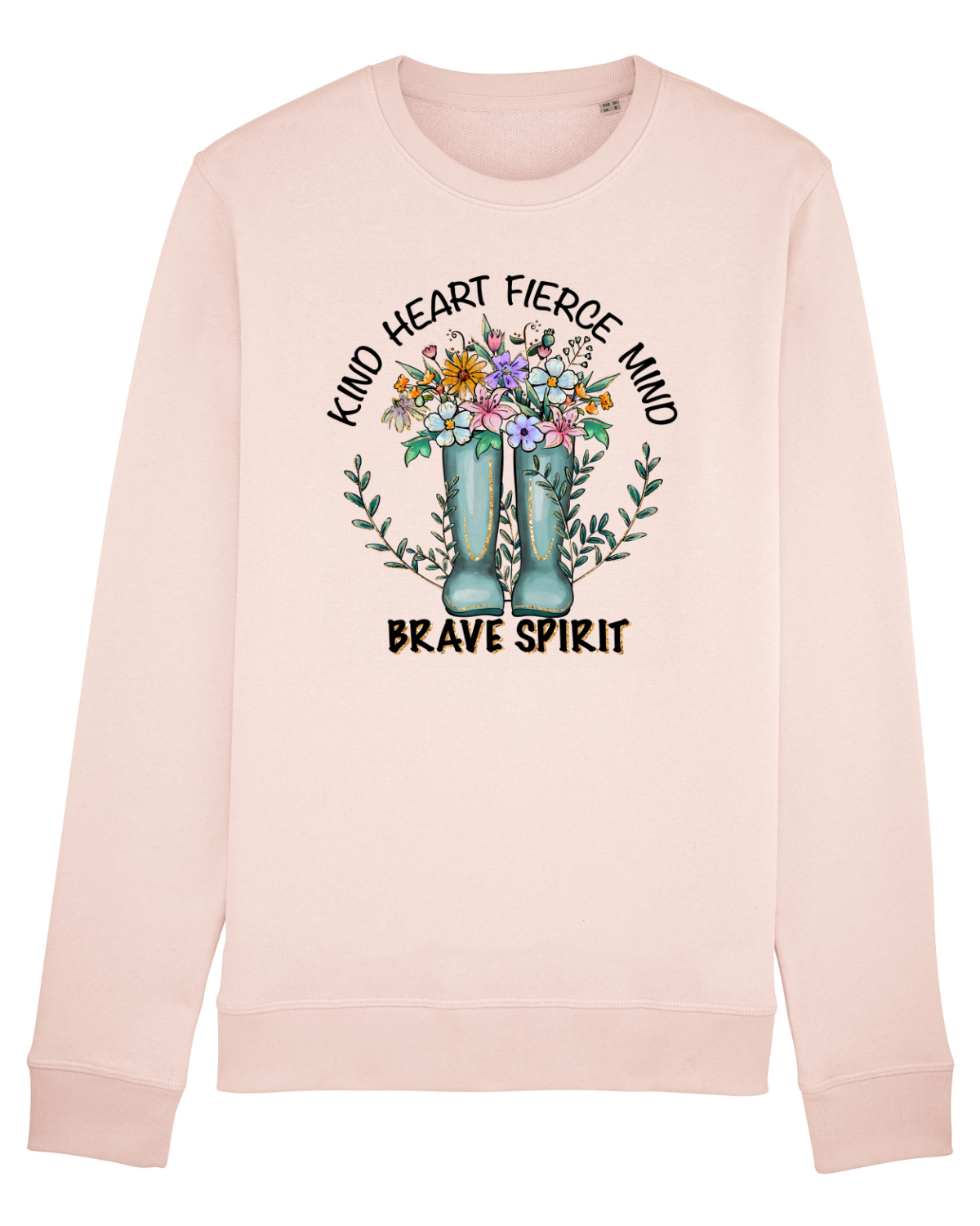 Bluză mânecă lungă Unisex Rise Candy Pink