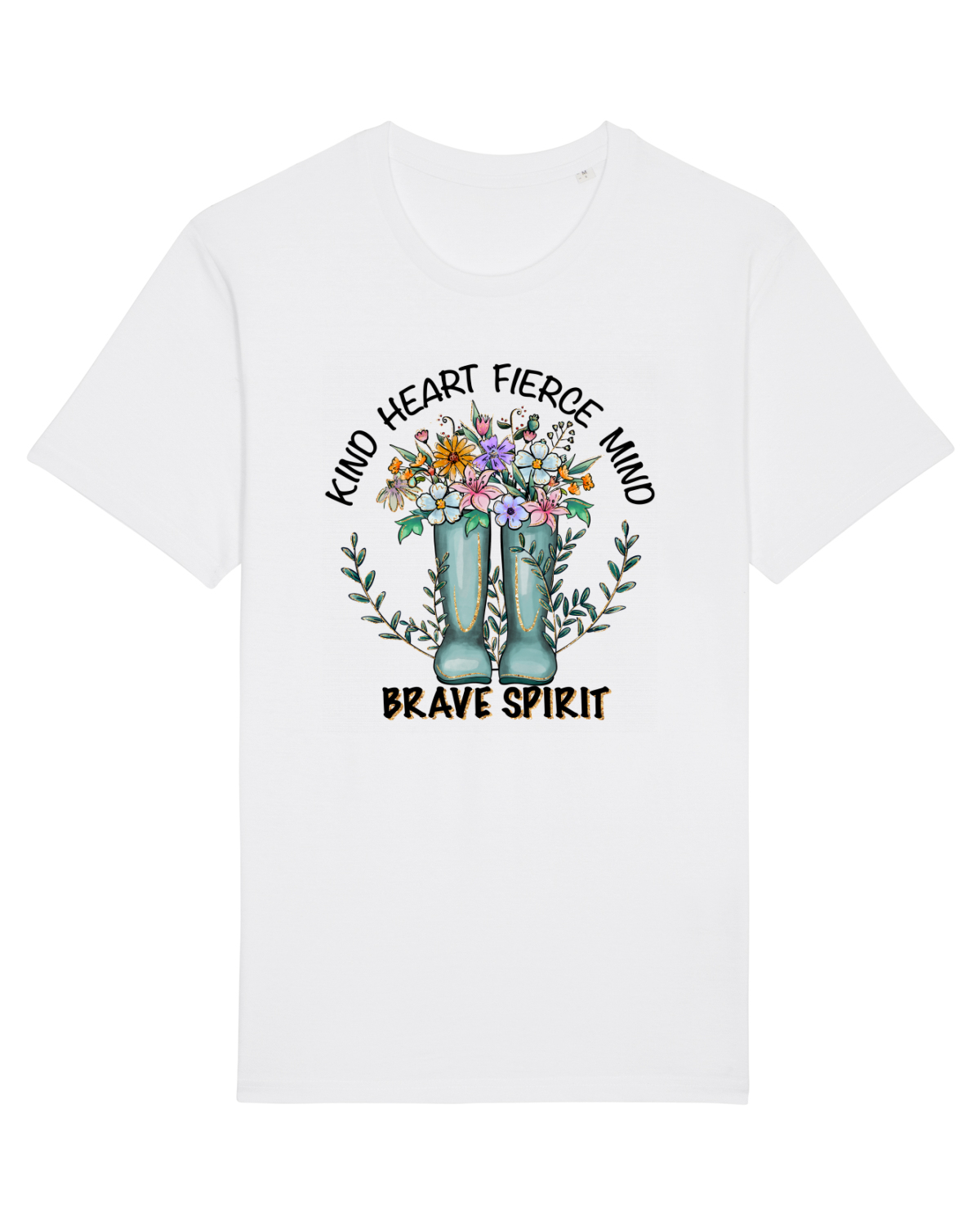 Tricou mânecă scurtă Unisex Rocker White