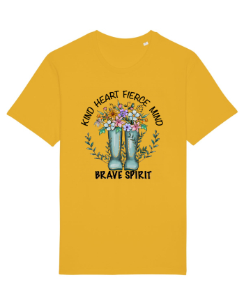 Kind Heart, Fierce Mind, Brave Spirit Spectra Yellow