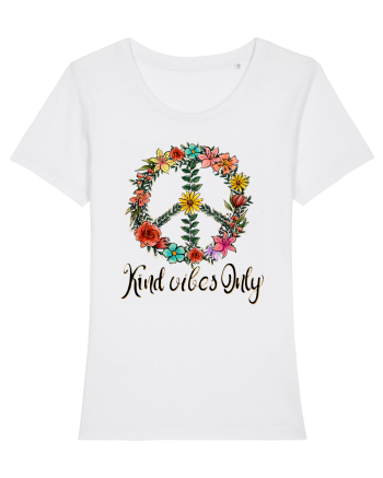 Kind Vibes Only White
