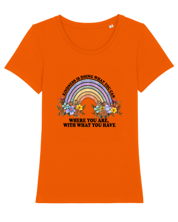 Kindness Is Doing What You Can Bright Orange