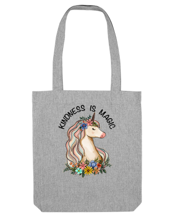 Kindness Is Magic Unicorn Heather Grey