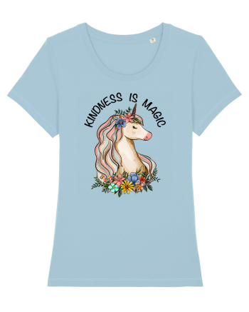 Kindness Is Magic Unicorn Sky Blue