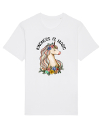 Kindness Is Magic Unicorn Tricou mânecă scurtă Unisex Rocker