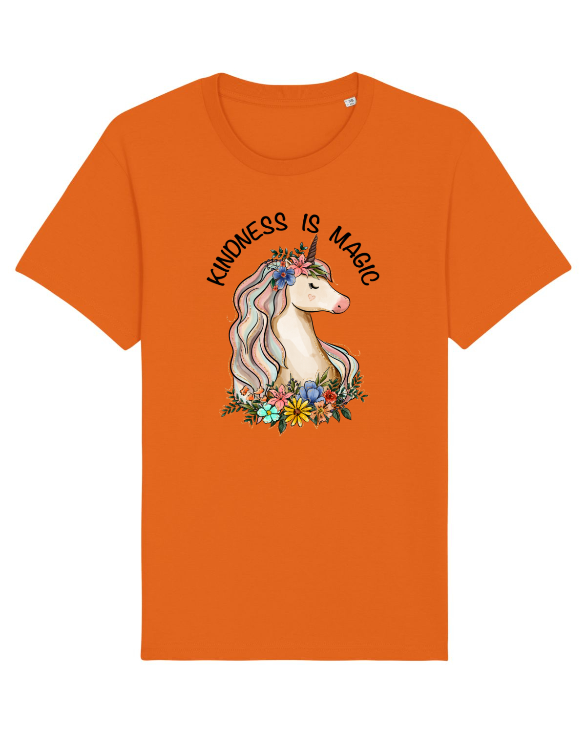 Tricou mânecă scurtă Unisex Rocker Bright Orange