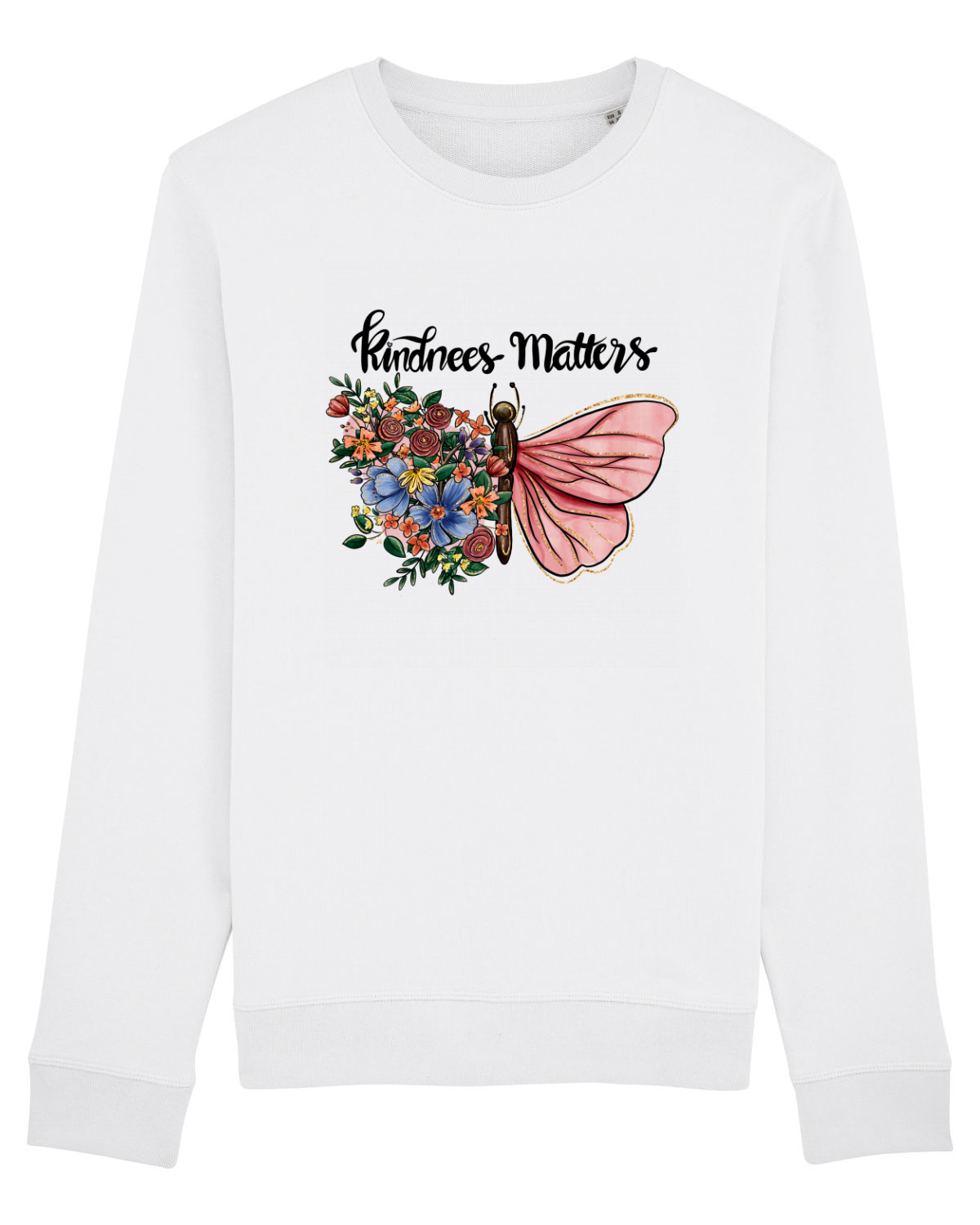Bluză mânecă lungă Unisex Rise White