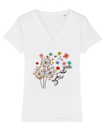 Scatter Kindness Tricou mânecă scurtă guler V Damă Evoker