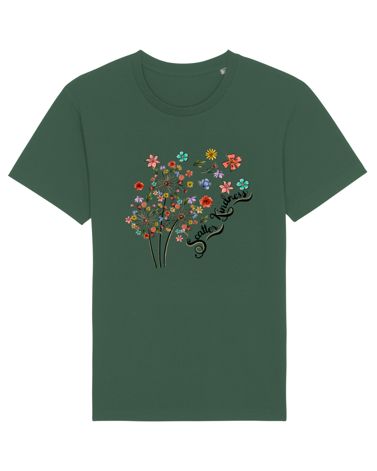 Tricou mânecă scurtă Unisex Rocker Bottle Green