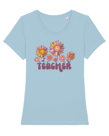 Retro Teacher Sky Blue