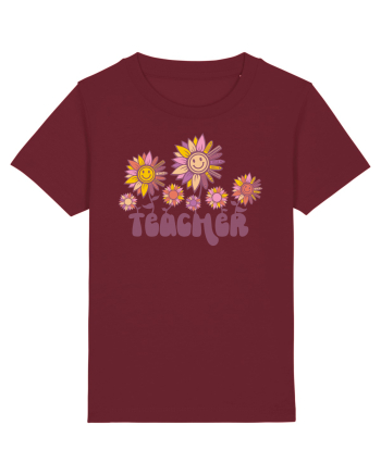 Retro Teacher Burgundy