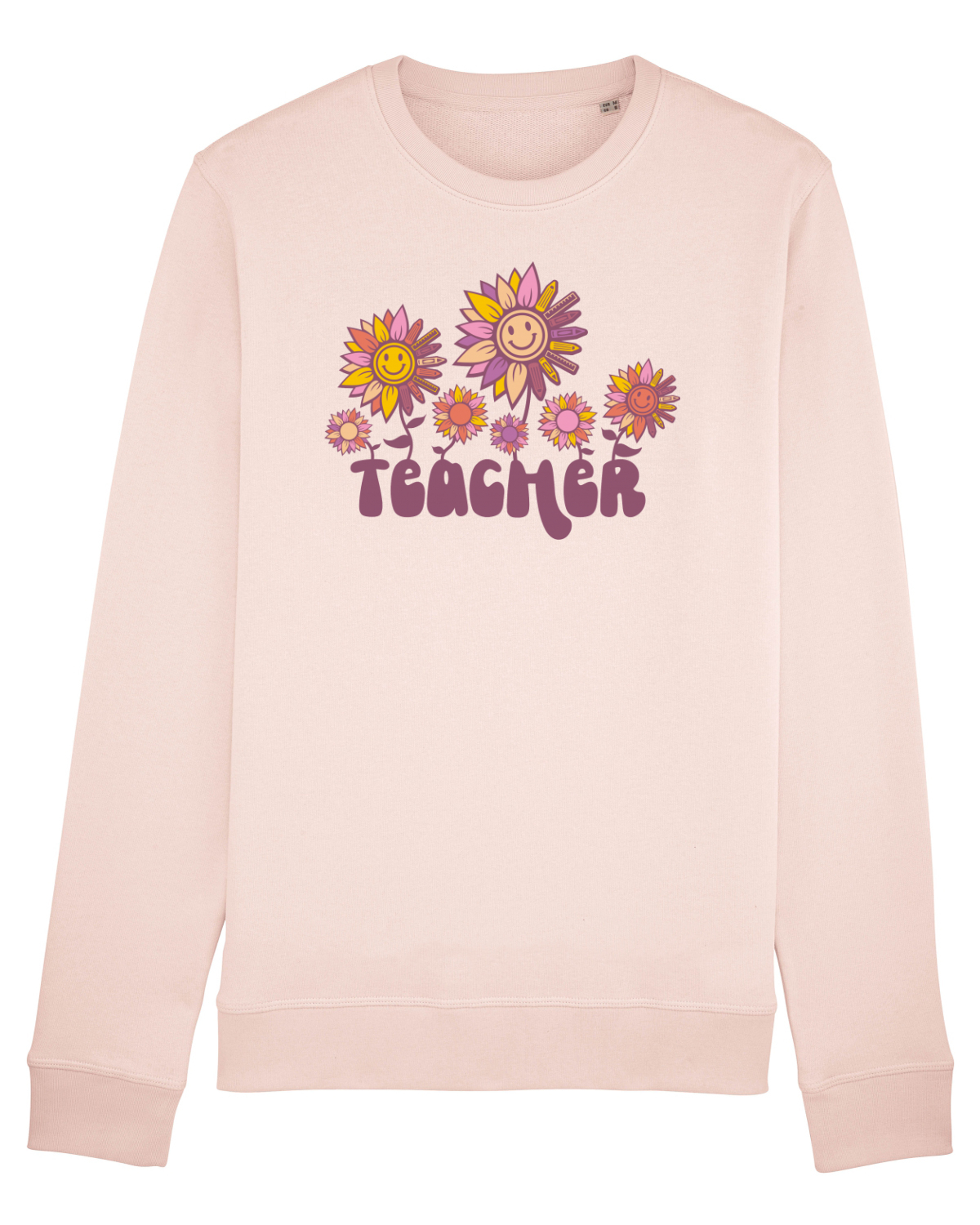 Bluză mânecă lungă Unisex Rise Candy Pink